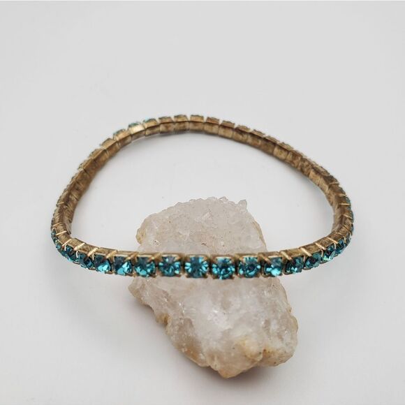 Sea crystal bracelet stretch B1525 - Picture 2 of 4